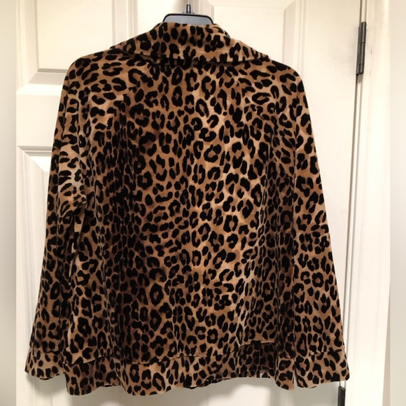 Very plush Jones New York signature print jacket - Picture 3 of 6